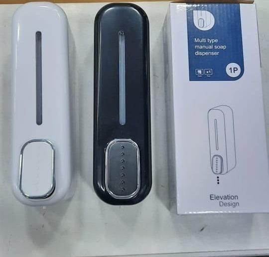 Press Wall-Mounted Dispenser Soap Manual ....