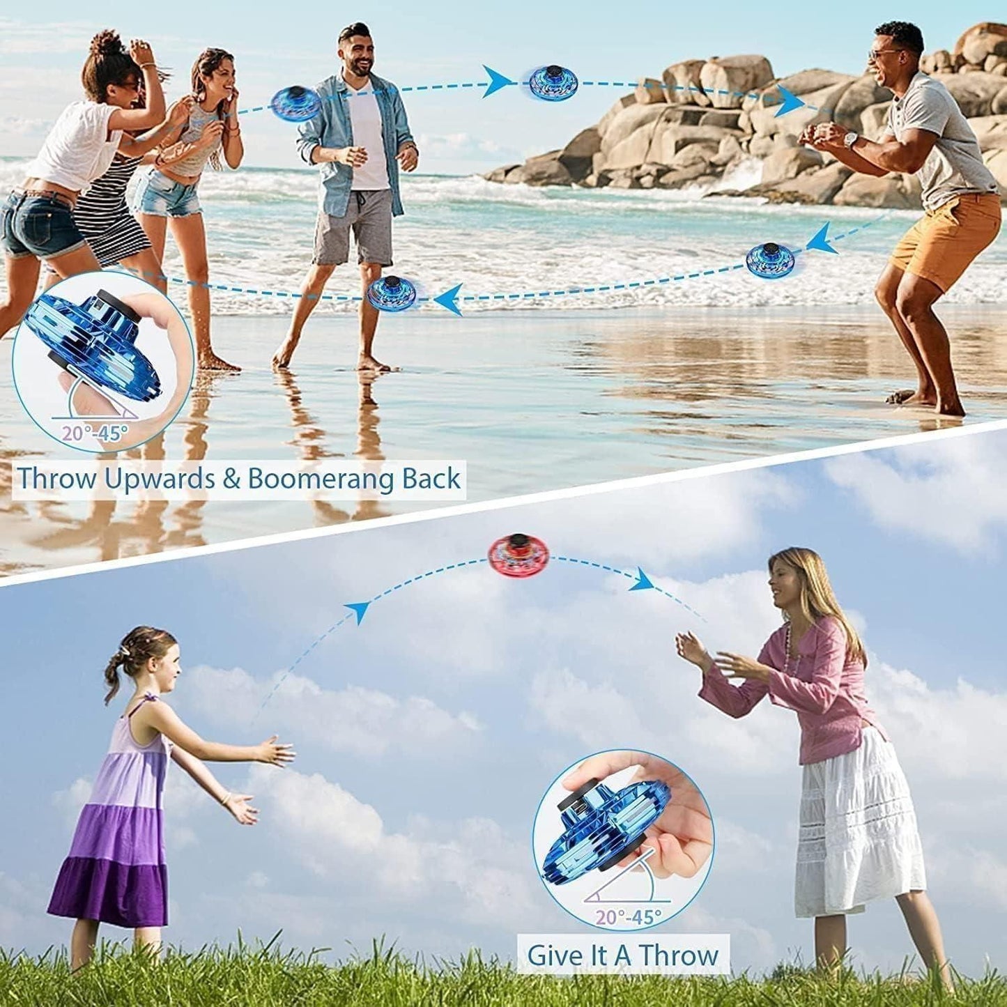 Magic flying orb sppiner for outdoor & indoor toy